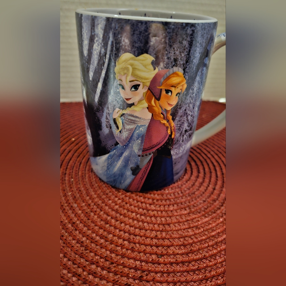 Disney Frozen & Ana Mug - Blue and White